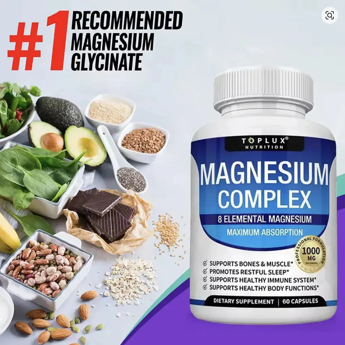 Magnesium Complex | 60 capsulas Premium
