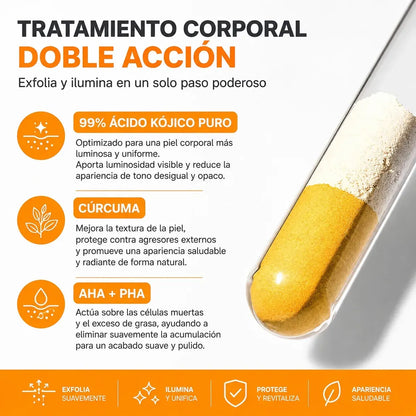Dr. Melaxin Peel Shot - Spray exfoliante con ácido kójico y cúrcuma