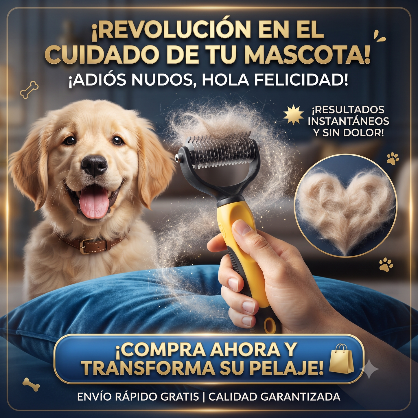 Cepillo Corta Nudos Max™ – Adiós al Pelo Muerto y Tirones