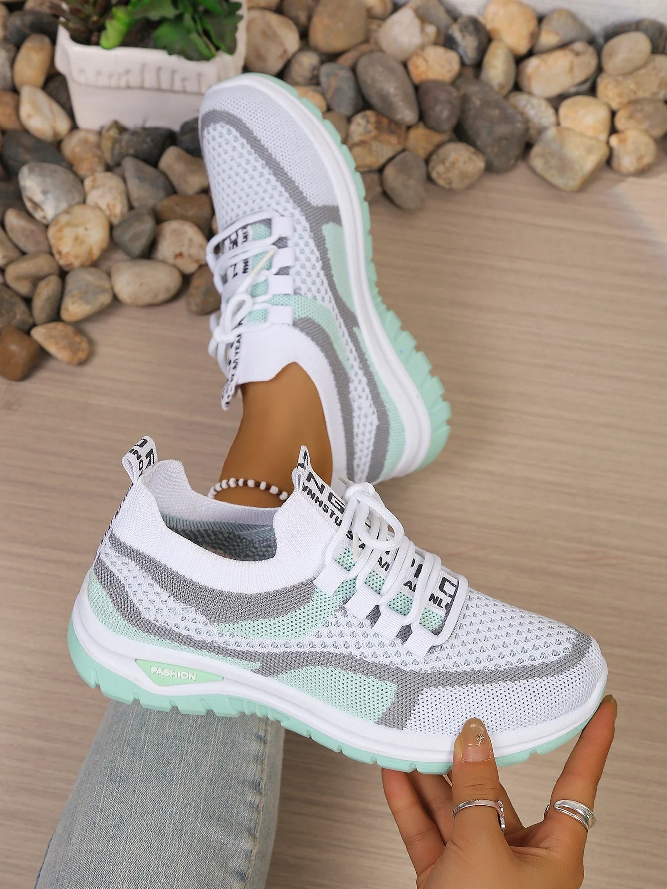 Zapatillas Bicolor con Cordones
