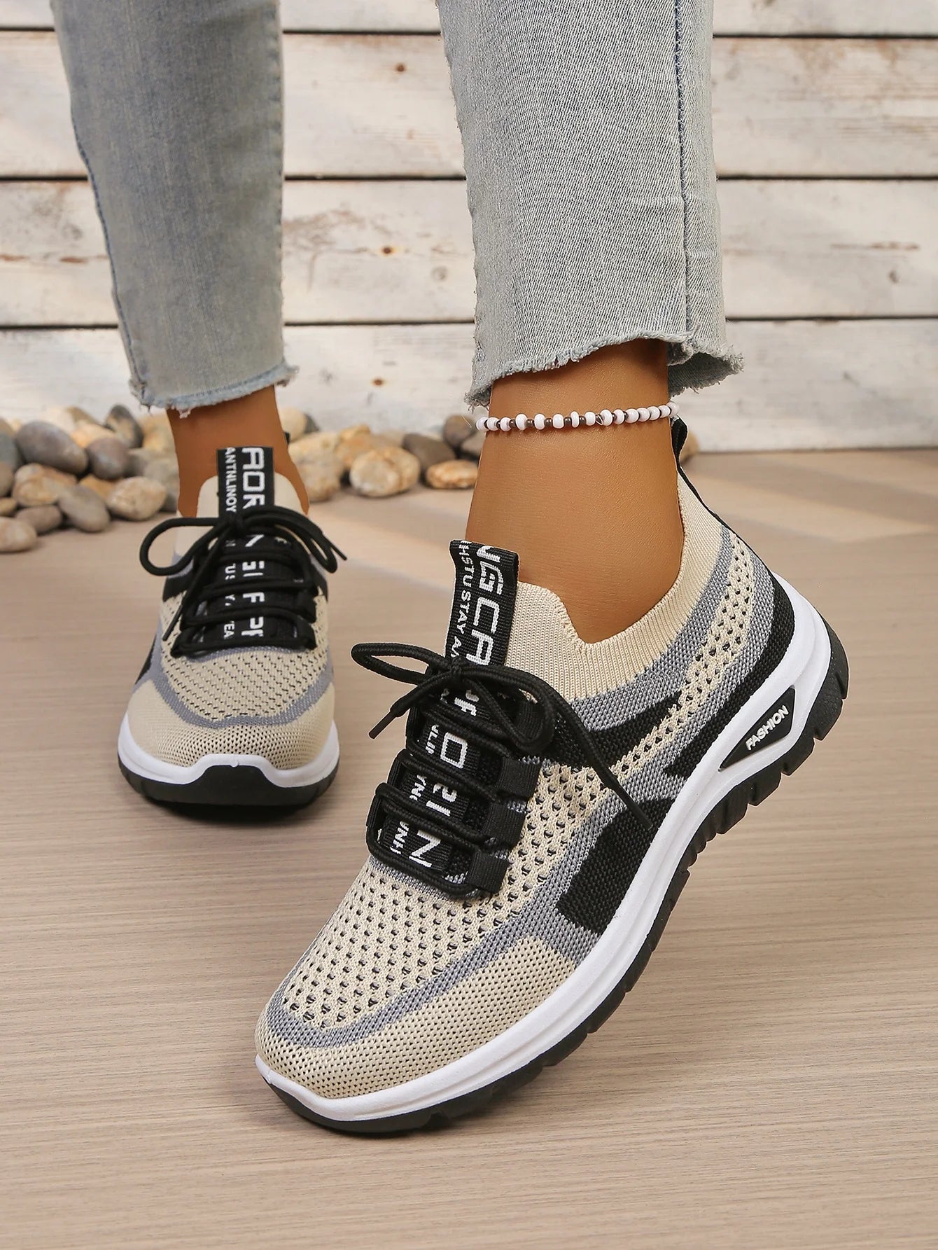 Zapatillas Bicolor con Cordones