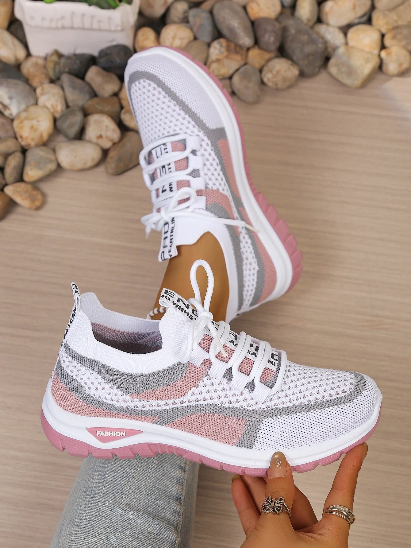 Zapatillas Bicolor con Cordones
