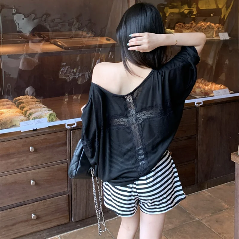 Camiseta casual oversize para mujer