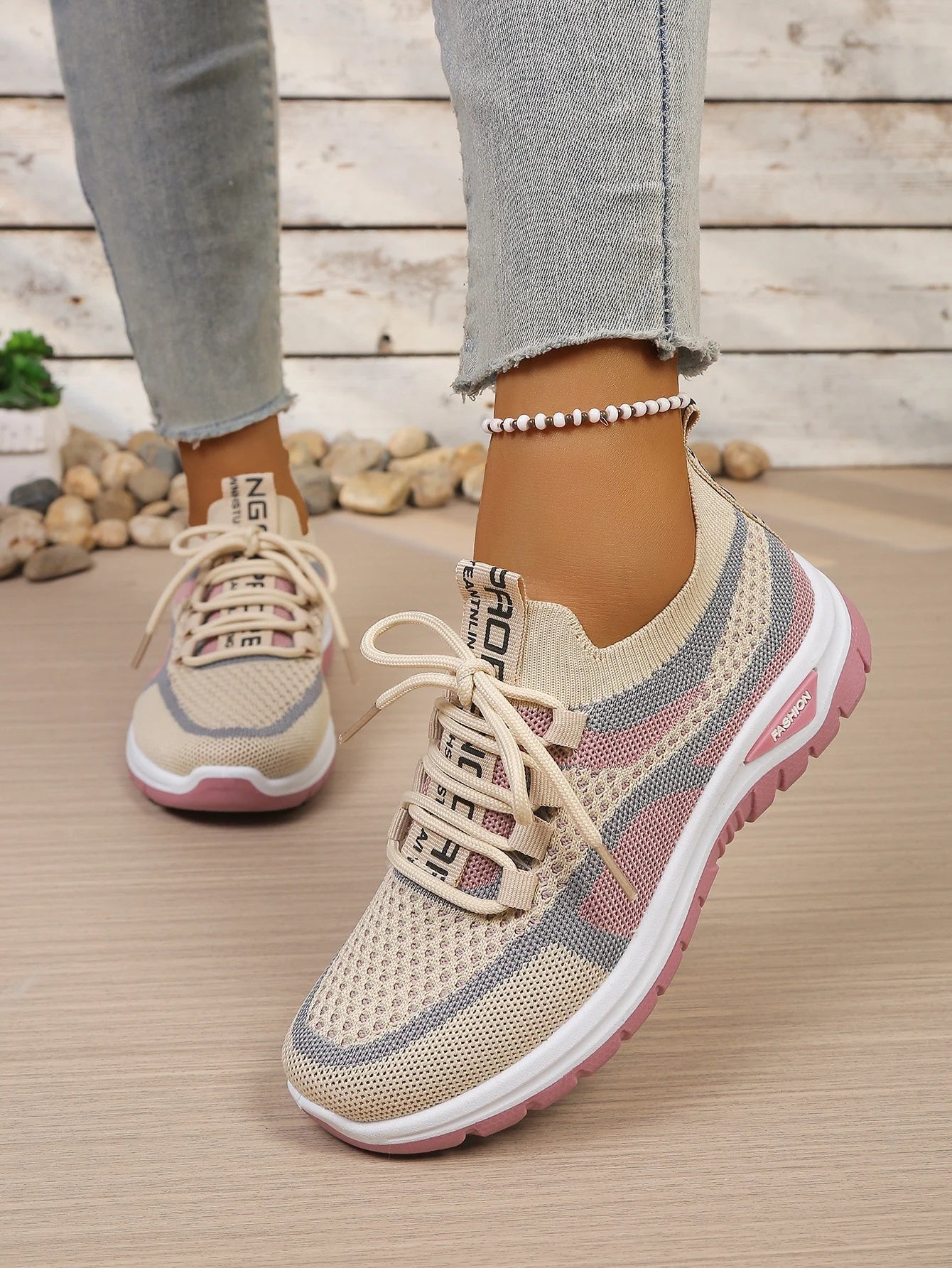 Zapatillas Bicolor con Cordones