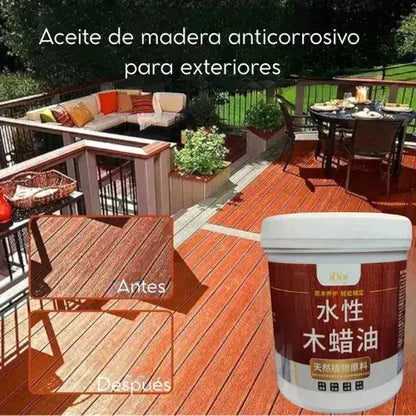 Cera Barniz Petrificante Sellador De Madera Acabado Natural 1kg
