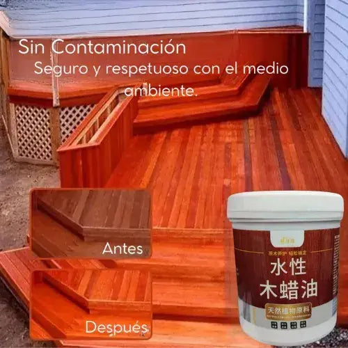Cera Barniz Petrificante Sellador De Madera Acabado Natural 1kg